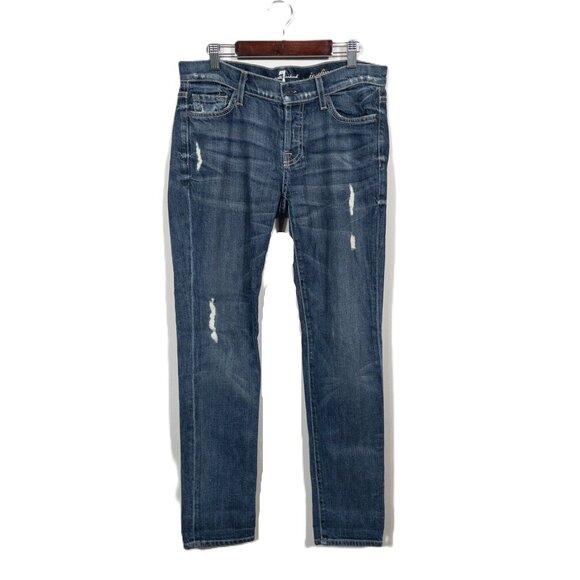 Bundle of Two 7 For All Mankind Skinny Jeans Blair + Josefina SZ 26 - Picture 1 of 15